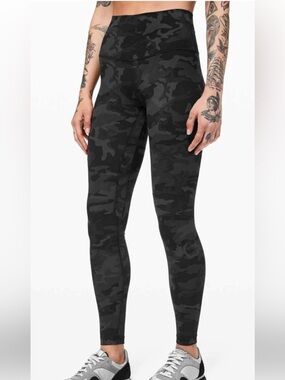 lululemon athletica Align high rise  leggings pants Camo yoga size 2